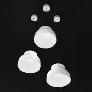 Martinelli Luce Cicala - LED-pendellampa, vit