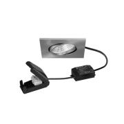 BRUMBERG BB25 LED-spot IP65 on/off anslutningsdosa matt nickel