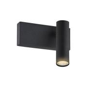Euluna Sone vägglampa, 1 lampa, svart