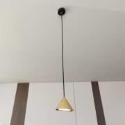 EMIBIG LIGHTING Hänglampa Elit, 1 lampa, guldfärgad, metall upphängnin...
