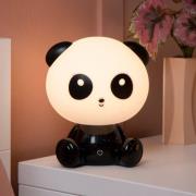 Lucide Bordslampa för barn Dodo Panda, svart/vit, dimbar, ABS