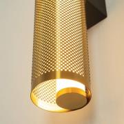 Zambelis LED-vägglampa 23041, guldfärgad, stål, 3 000 K