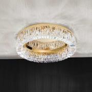 ORION Kristalltaklampa Ring – 59 cm