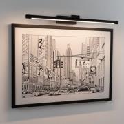 Paulmann Mingo LED-tavelbelysning 61,5 cm svart