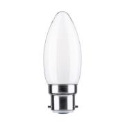 Paulmann LED-kronljuslampa B22d 4,7W 2 700 K opal