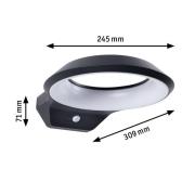 Paulmann Anela LED-sensor utomhusvägglampa 2 200 K