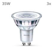 Philips LED-lampa GU10 3,5W 275lm 840 klar 36° 3