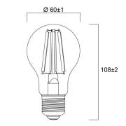 Sylvania E27 filament LED-lampa 4W 2 700 K 840lm