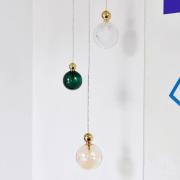 EBB & FLOW Uva L Hängande boll guld klar mini check
