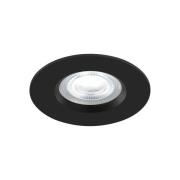 Nordlux LED-inbyggnadslampa Don Smart, 3-pack, svart