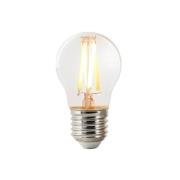 Nordlux LED-filamentlampa E27 G45 4,7W 600lm CCT, dimbar