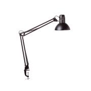 MAULstudy klämlampa, svart, höjd 44 cm, metall