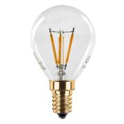 Segula LED-dropplampa 24V DC E14 3W Filament 922