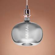 EGLO LED-filamentlampa E27 4W Big Size äppelformad glödtråd krom