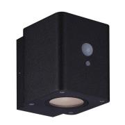 Megatron Loky LED-solcellslampa, sensor, kantig