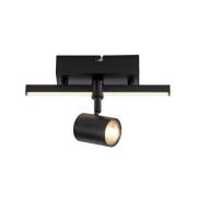 Paul Neuhaus LED-takspotlight Barik, svart, 1 lampa