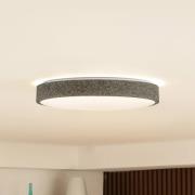 Lindby Smart LED-taklampa Elmor Ø 39 cm grå RGB CCT