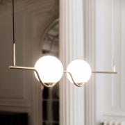 FARO BARCELONA Designer-pendellampa Le Vita, LED 2 lampor