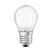 OSRAM LED-lampa droppe matt E27 3,8W 2700K 806lm