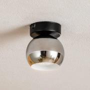 Luminex Taklampa Lexa, 1 lampa, svart/krom