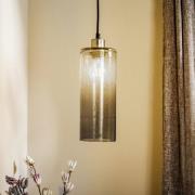 Solbika Lighting Hänglampa Soda glascylinder rökgrå Ø 12 cm