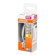 OSRAM Classic B LED-lampa E14 2,5 W böjd topp