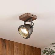 Lindby Farovi spotlight svart, 1 lampa