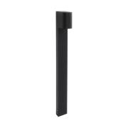 LEDS-C4 Eko Standard LED-väglampa, svart, höjd 80 cm, aluminium