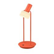 HELL Banji LED-bordslampa, orange, höjd 37 cm, touchdimmer