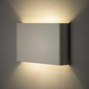 Nowodvorski Lighting Vägglampa Haga, ljusgrå, metall, 25 cm bred, G9