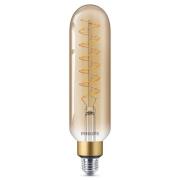 Philips E27 Giant LED-rörlampa 7W guld dimbar.