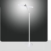 Fabas Luce LED-golvlampa Beba, vit, höjd 110 cm, CCT, dimmer