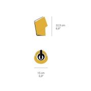LZF LAMPS LZF Tiny bordslampa, naturligt körsbärsträ, höjd 22,5 cm