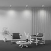 Maytoni LED-taklampa Planet, vit Ø 10cm aluminium 3.000K