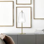 miloox by Sforzin Bordslampa X-Ray kon skärm 20 cm hög, klar