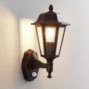 Lindby Utomhusvägglampa Noor med rörelsesensor