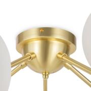 Maytoni Dallas taklampa 20-ljus, höjd 25 cm, guld