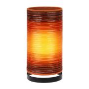 Woru Bordslampa Julie med omlindade trådar, orange