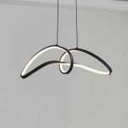 EGLO connect LED-hänglampa Calarossa-Z, svart, aluminium