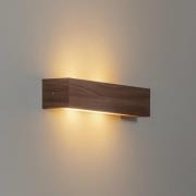 Argon Vägglampa Platani, valnöt, bredd 42 cm, upp/ner