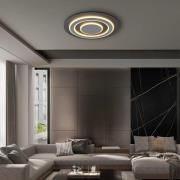 Globo Jayden LED-taklampa, Ø 48 cm, antracit/grå, metall