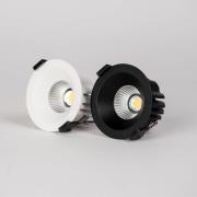 The Light Group SLC LED-downlight OnePro Soft, svart, 4 000 K, alumini...