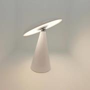 Beacon Lighting Beacon LED-bordslampa Kinoko, vit, IP44, höjd 27 cm