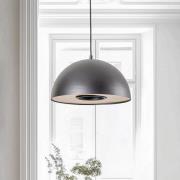 Luminex Pendellampa Drew i svart med trädekor