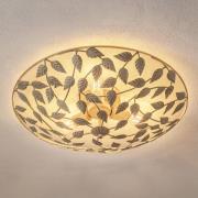 Luminex Arion taklampa, crème/guldpatinerad, Ø 63 cm, stål