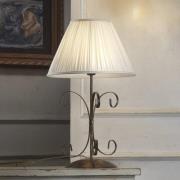 ONLI Bordslampa Grande Odino, 1 lampa, bronsfärgad, textil