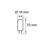 Paulmann LED-sockellampa G9 5W 2 700 K 3-pack