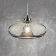 NOWA Pendellampa Lille med glasskärm, rökgrå