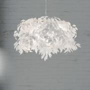 Reality Leuchten Leavy taklampa, krom/vit, Ø 70 cm, plast