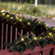 STAR TRADING Dekorativ grangirlang Ottawa, 2,7 meter. Vit LED.